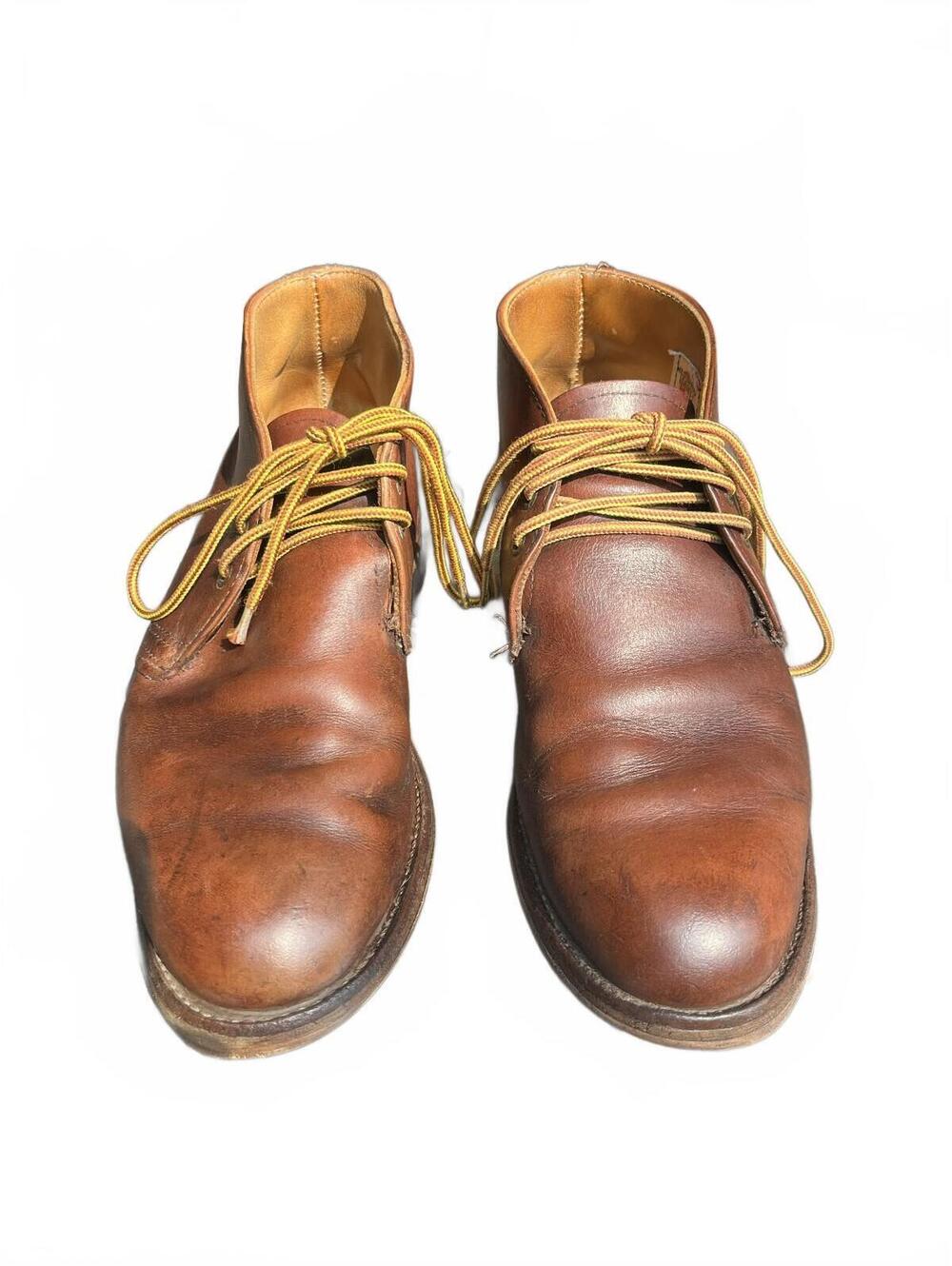 Red Wing 595 Chukka Boots Men 9.5 Brown Leather Made USA